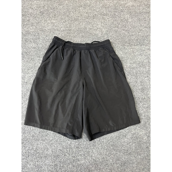 Lululemon Shorts S Pace Breaker Linerless Black Workout Gym Athletic Performance - Picture 1 of 13